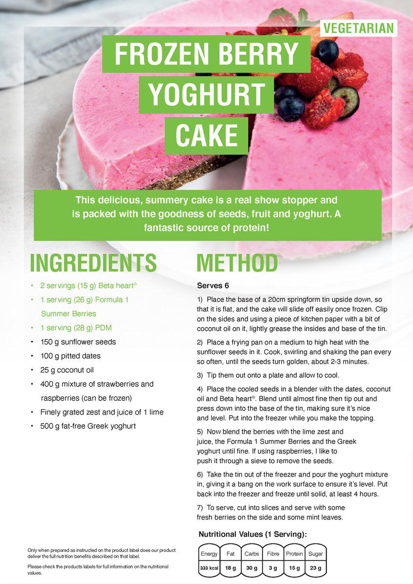 Herbalife Frozen Yoghurt Cake HerbaNutrition