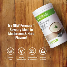 Load image into Gallery viewer, Herbalife Formula 1 Meal Replacement Mushroom and Herb 550g