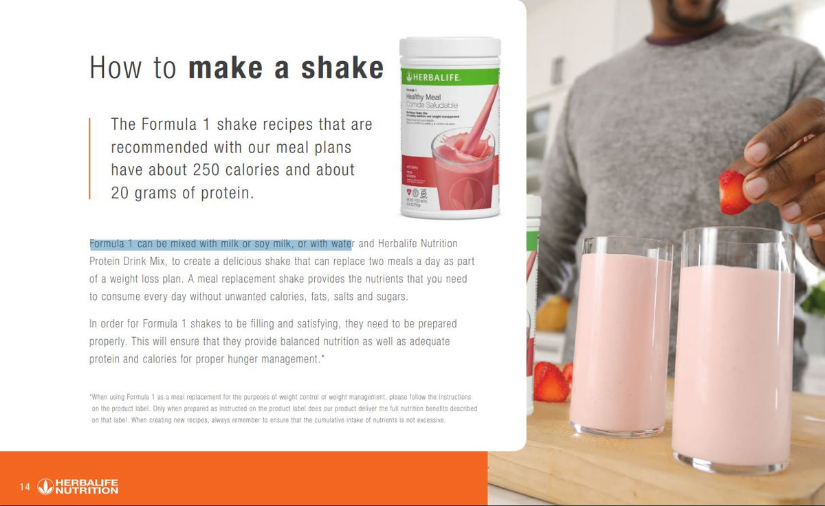 How To Make Your Herbalife Shake HerbaNutrition
