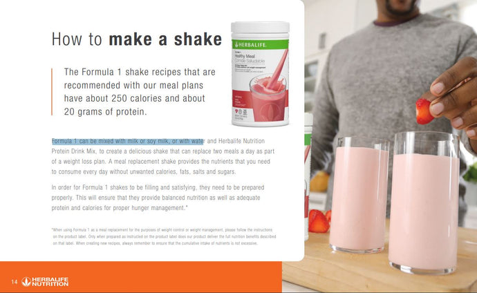 How To Make Your Herbalife Shake