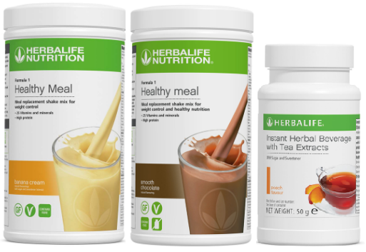 Herbalife Formula 1 Healthy Meal & Herbal Beverage Tea Bundle