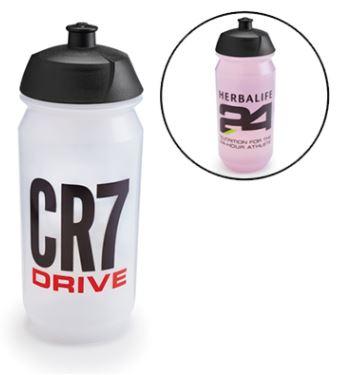CR7 Drive sport water bottle - Transparent 550 mL - Herba-Nutrition