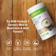 Load image into Gallery viewer, Herbalife Formula 1 Meal Replacement Mushroom and Herb 550g
