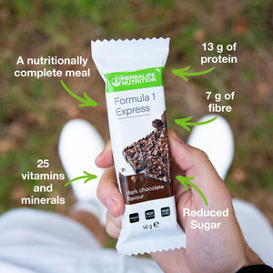 Formula 1 Express Healthy Meal Bars Dark Chocolate 7 bars per box